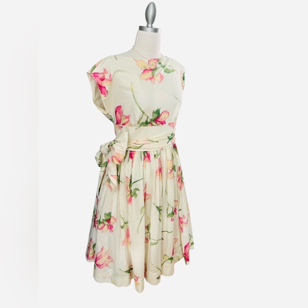 LIZCLAIBORNE New York 50 style floral🌸🌹 dress - Picture 2 of 8